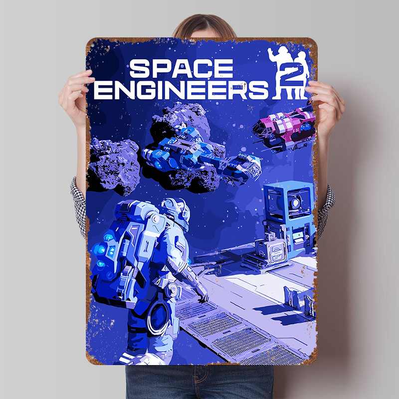 Retro Gaming Space - Space Engineers 2 Game Cover Art