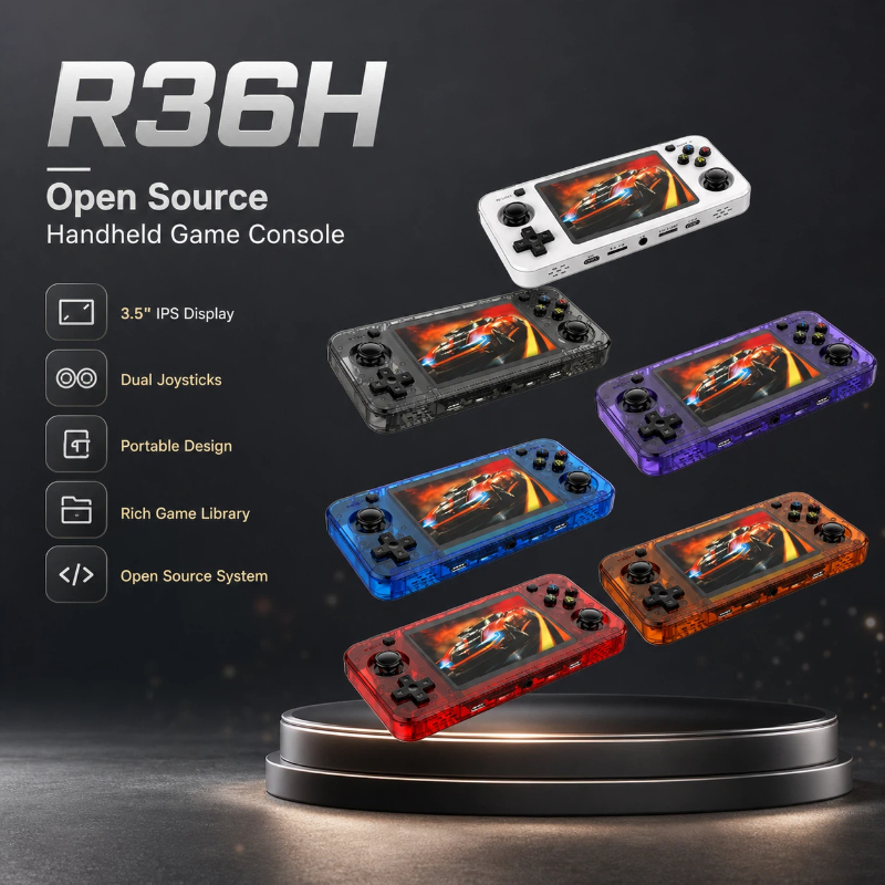 Handheld Gaming Consoles R36h  - Retro Gaming Years ulasan dan harga