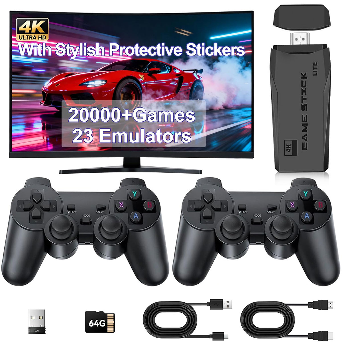 M8 Game Console 20000+ Games E - Retro Gaming With Projector ulasan dan harga