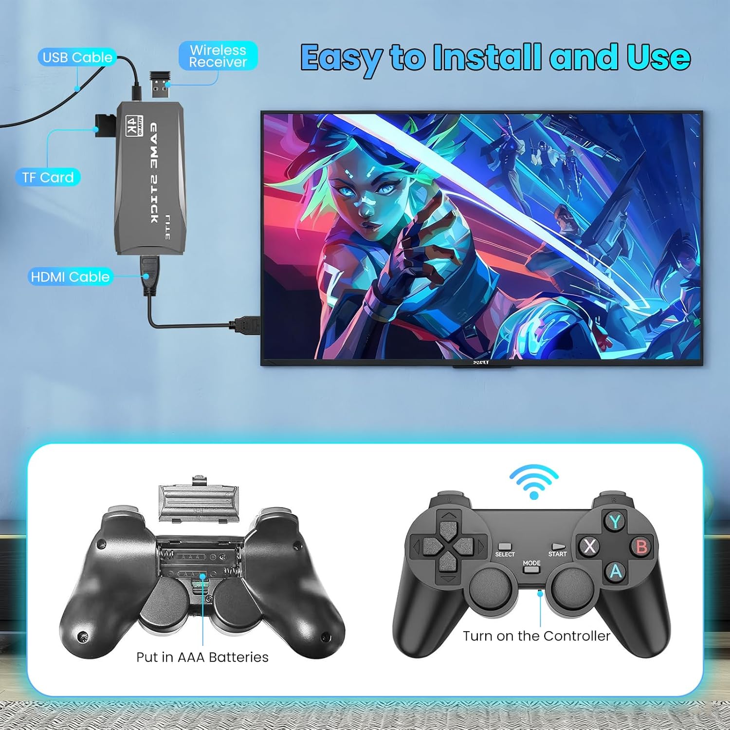 M8 Game Console 20000+ Games E - Retro Gaming With Projector ulasan dan harga
