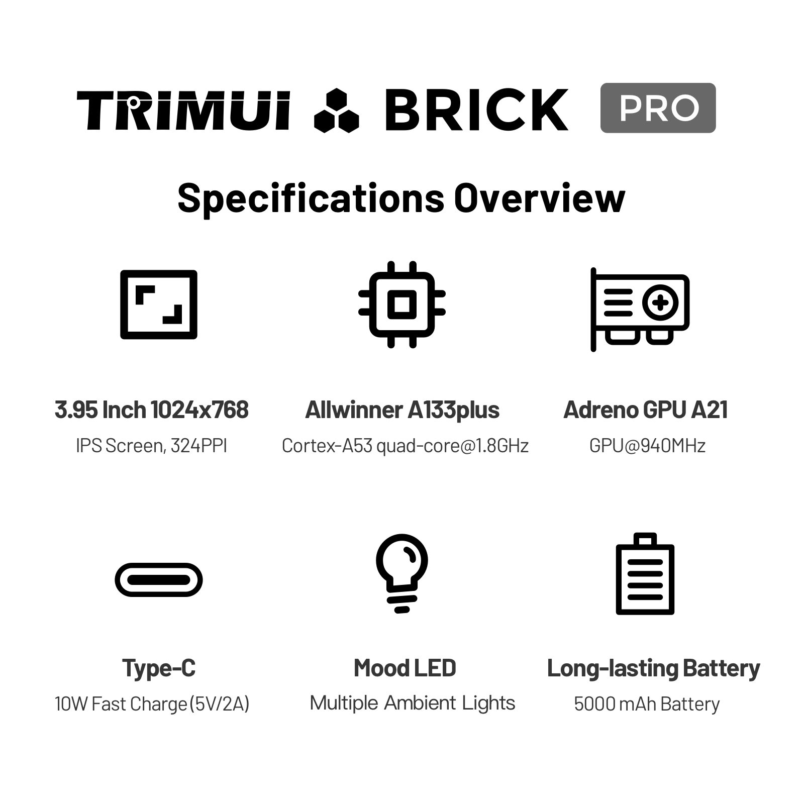TRIMUI Brick Pro TG4040 Retro  - Retro Gaming Device Handheld ulasan dan harga