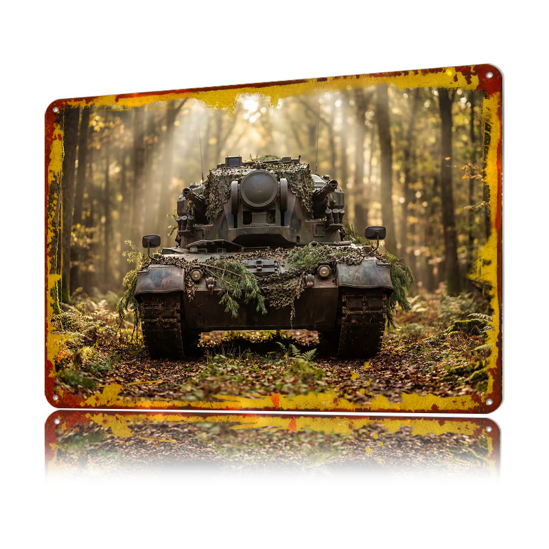 Camouflaged Tank in a Forest P - Retro Gaming At Home ulasan dan harga