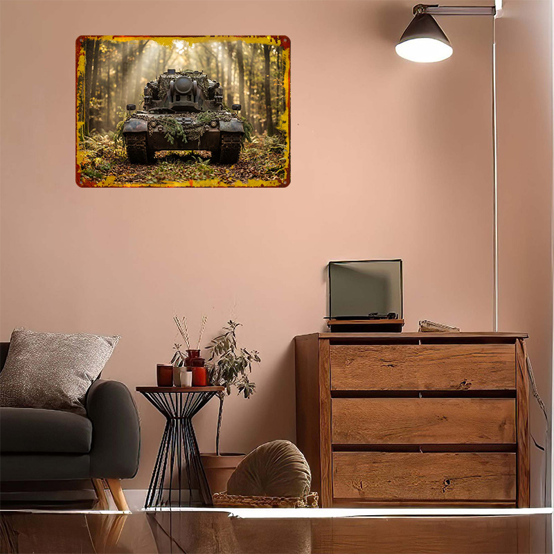 Camouflaged Tank in a Forest P - Retro Gaming At Home ulasan dan harga