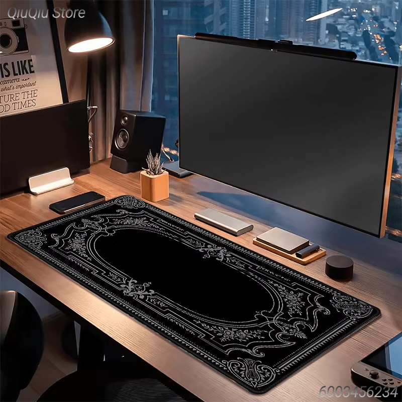 Vintage Baroque Floral Frame X - Retro Gaming Keyboard ulasan dan harga