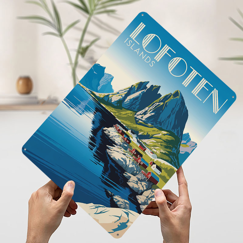 Lofoten Islands Travel 3D Prin - Retro Gaming Island ulasan dan harga