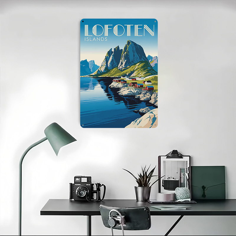 Lofoten Islands Travel 3D Prin - Retro Gaming Island ulasan dan harga