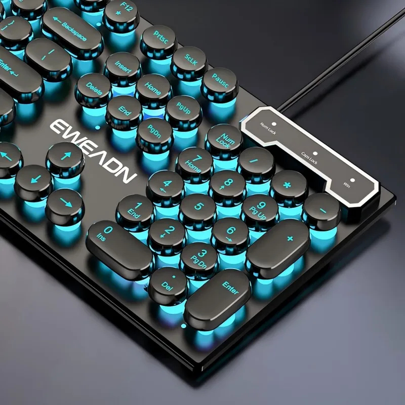 Retro Punk Mechanical Feel Key - Retro Gaming Keyboard ulasan dan harga
