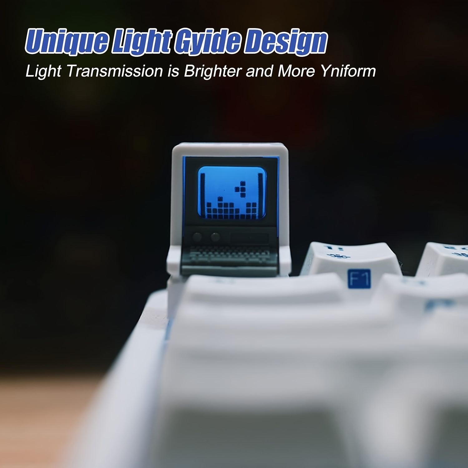 Retro Mac-Inspired Keycaps Dou - Retro Gaming Keyboard ulasan dan harga