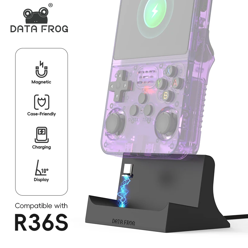 Data Frog R36S Charging Dock S - Retro Gaming Download ulasan dan harga