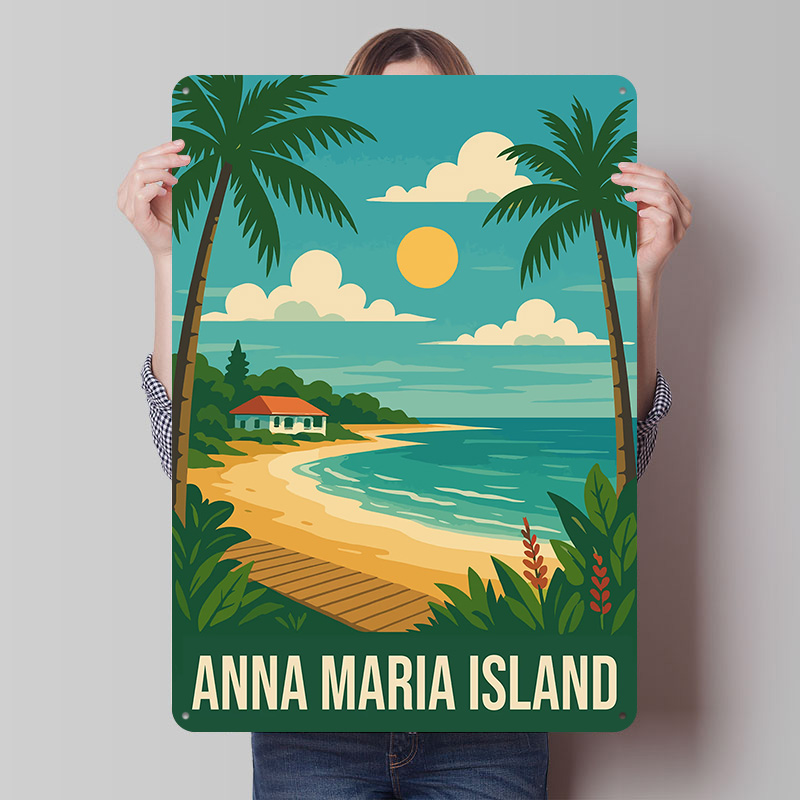 Anna Maria Island Travel Metal - Retro Gaming Island ulasan dan harga