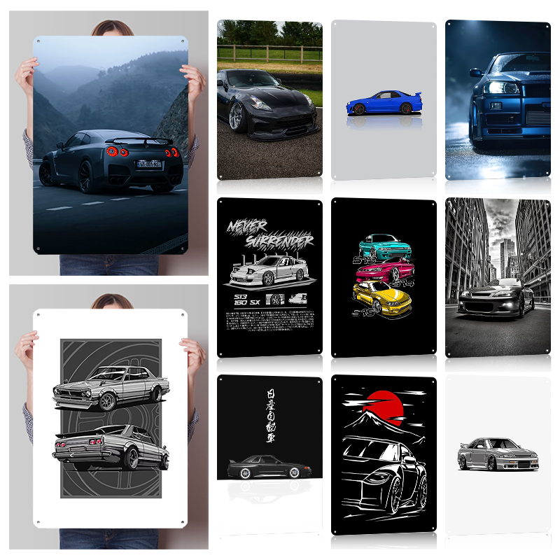 （Nissan） Posters Retro Car Met - Retro Gaming At Home ulasan dan harga