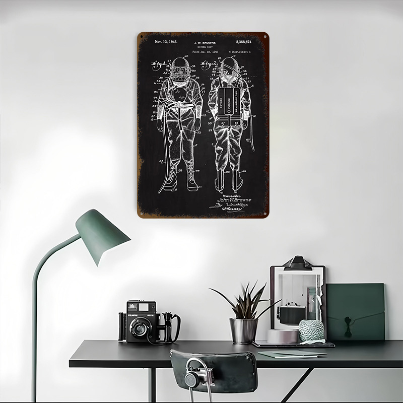 1945 Diving Suit Patent Metal  - Retro Gaming At Home ulasan dan harga