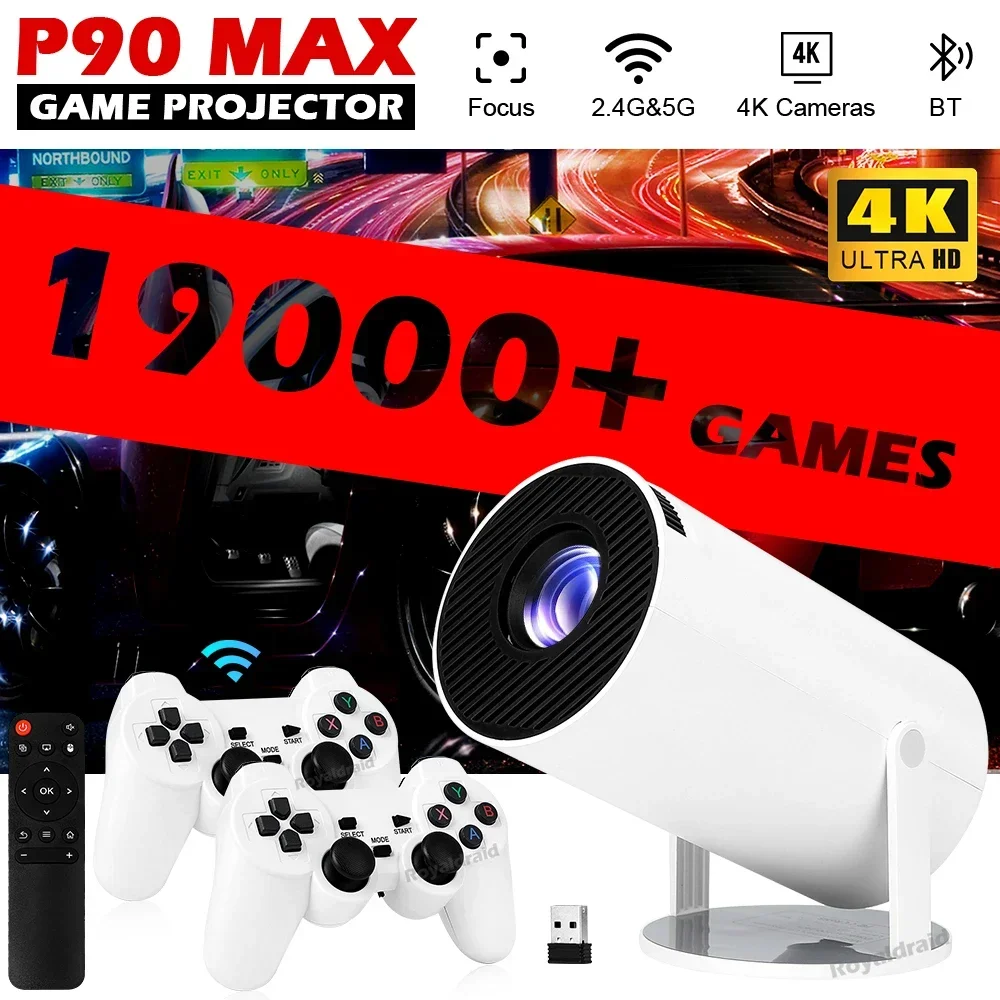 P90 Max Portable Smart Gaming  - Retro Gaming With Projector ulasan dan harga