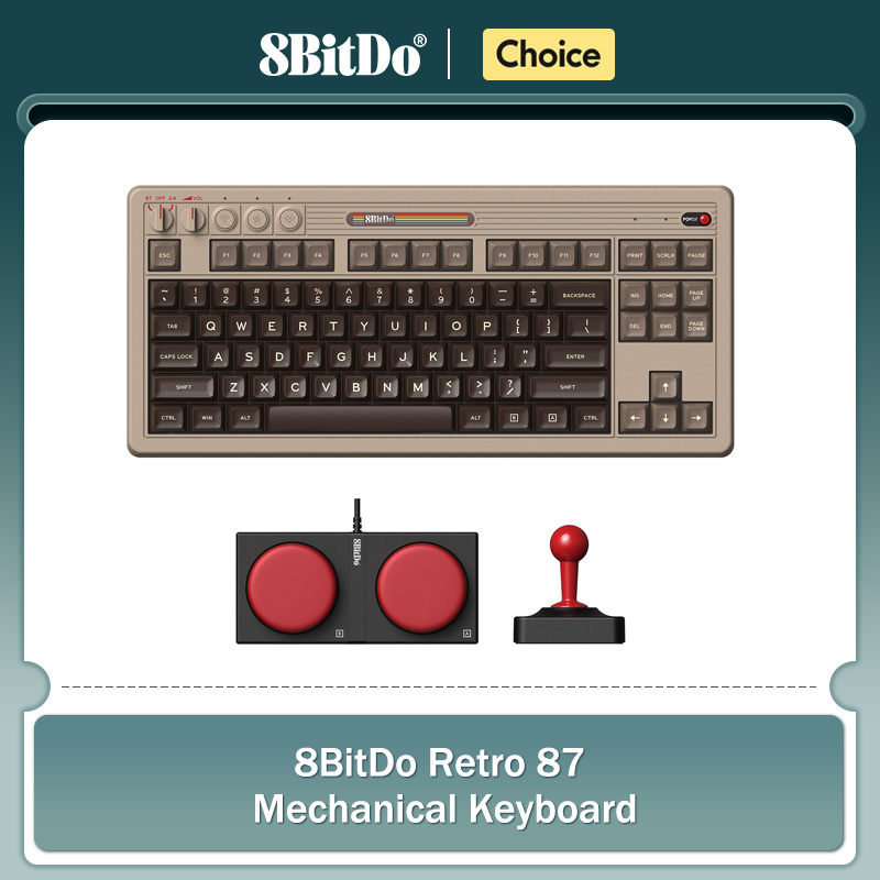8BitDo Retro Mechanical Keyboa - Retro Gaming Keyboard ulasan dan harga