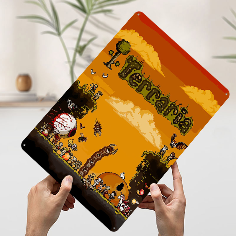 Terraria Pixel Art Game Printe - Retro Gaming At Home ulasan dan harga