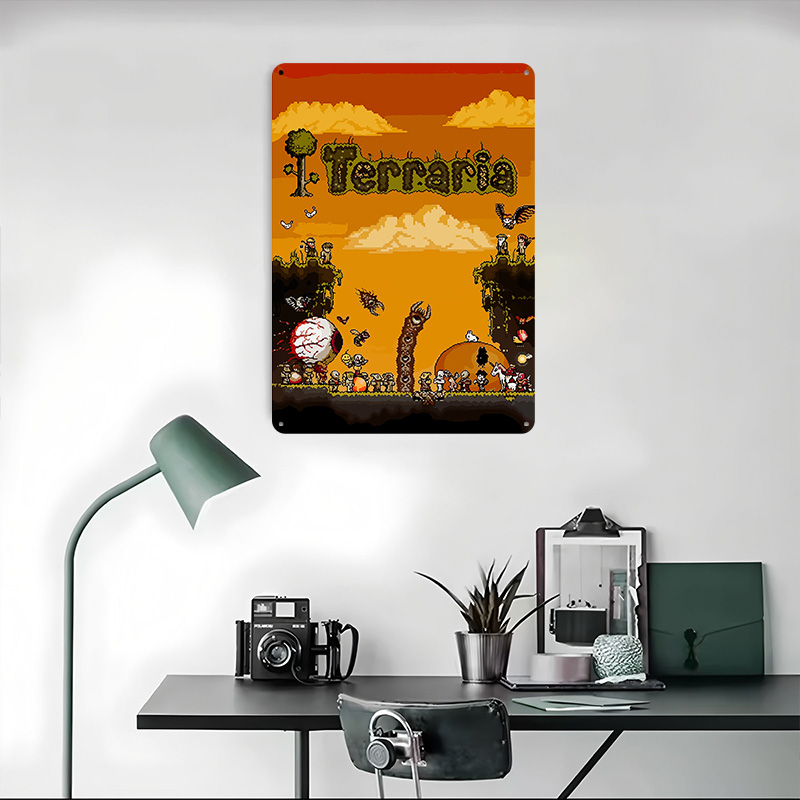 Terraria Pixel Art Game Printe - Retro Gaming At Home ulasan dan harga