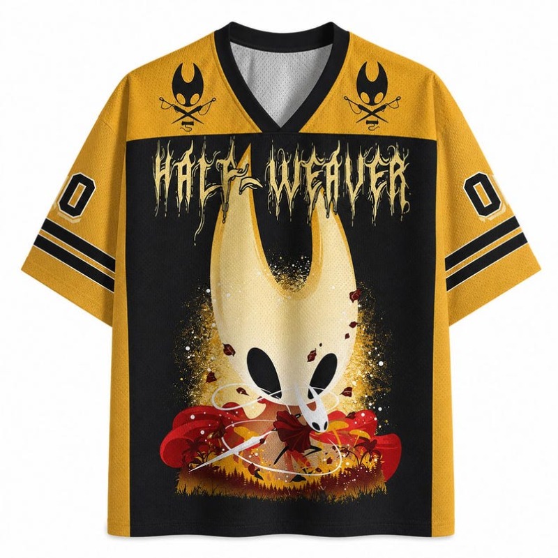 Hollow Knight Inspired “Half W - Retro Gaming Jersey ulasan dan harga