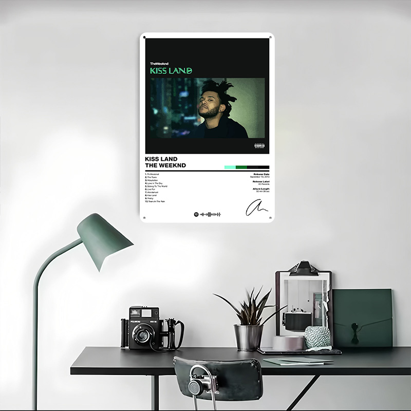 The Weeknd - Kiss Land Tinplat - Retro Gaming Island ulasan dan harga