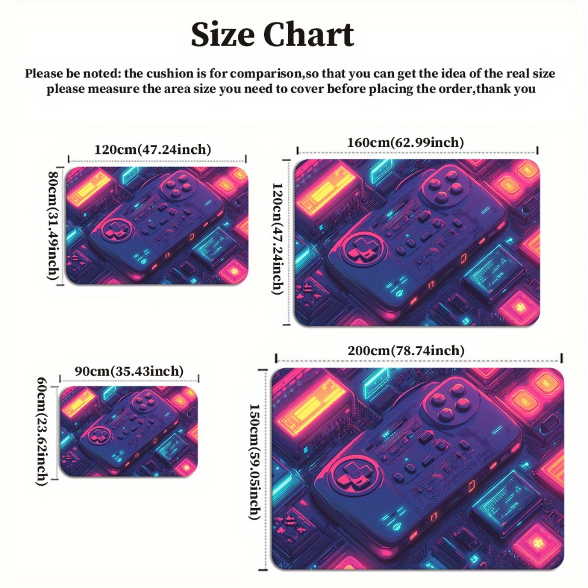 Neon Gamer Rug – Retro Game Co - Retro Gaming Space ulasan dan harga