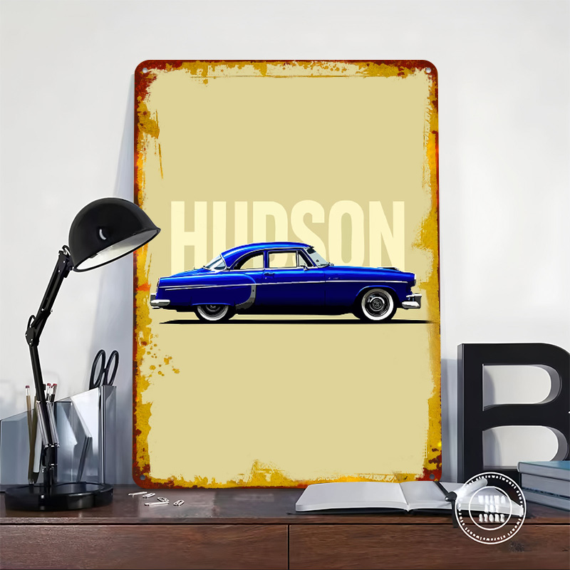 Blue Hudson Classic Car Tinpla - Retro Gaming At Home ulasan dan harga