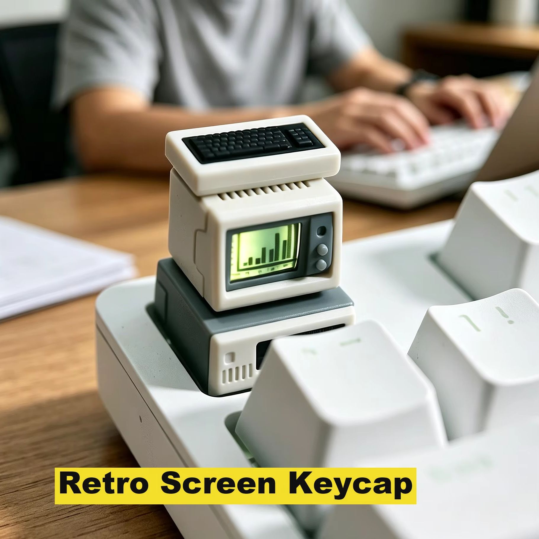 Backlit Retro Computer Keycap  - Retro Gaming Keyboard ulasan dan harga