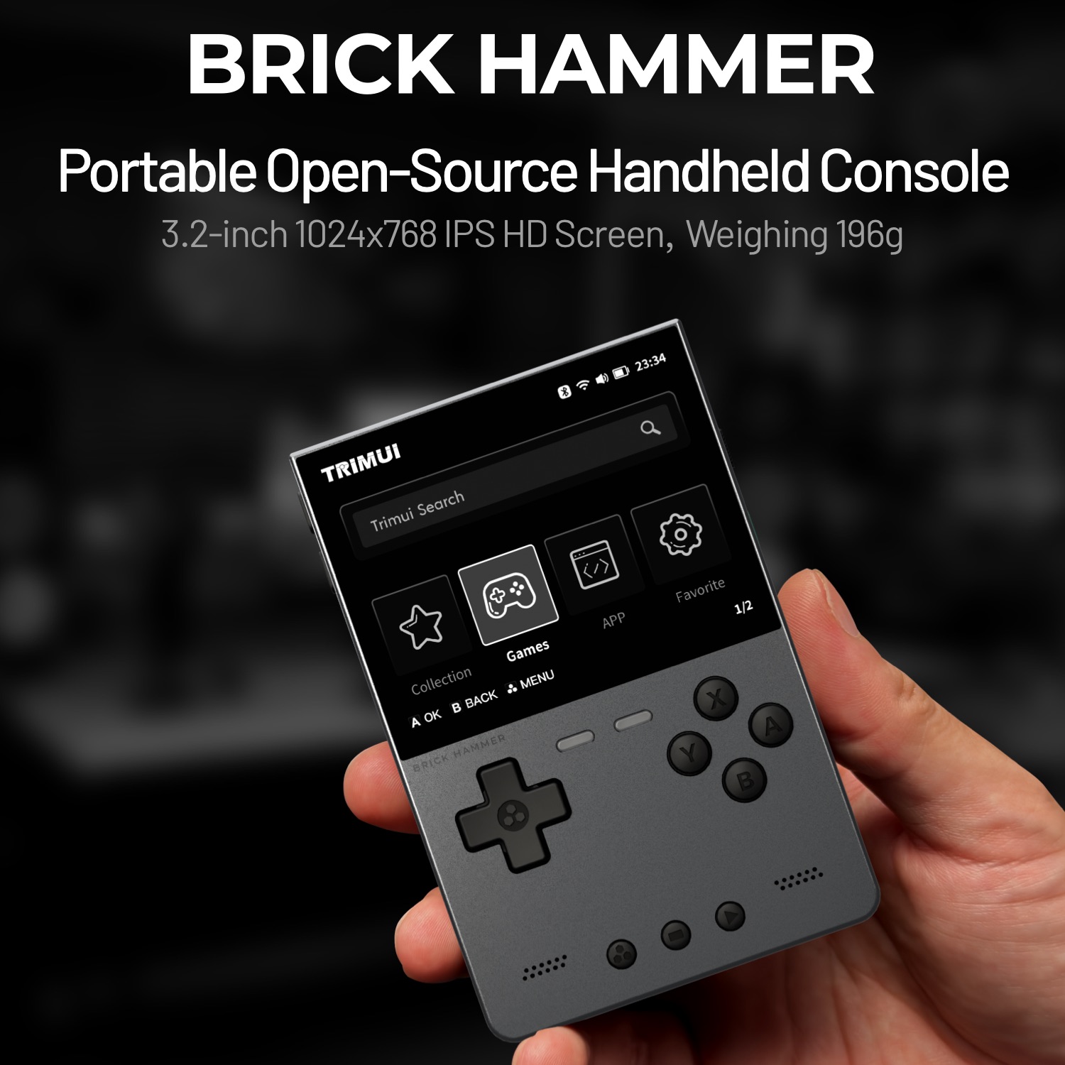 TRIMUI BRICK HAMMER Retro Hand - Retro Gaming Mobile ulasan dan harga