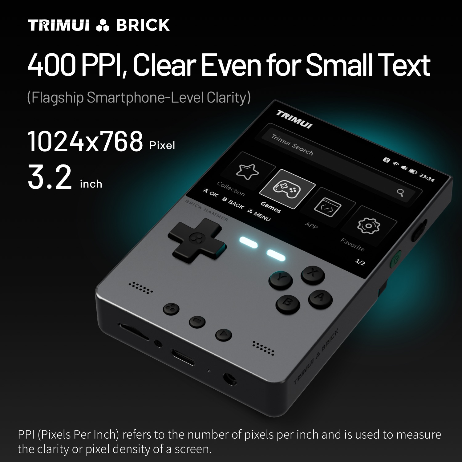 TRIMUI BRICK HAMMER Retro Hand - Retro Gaming Mobile ulasan dan harga