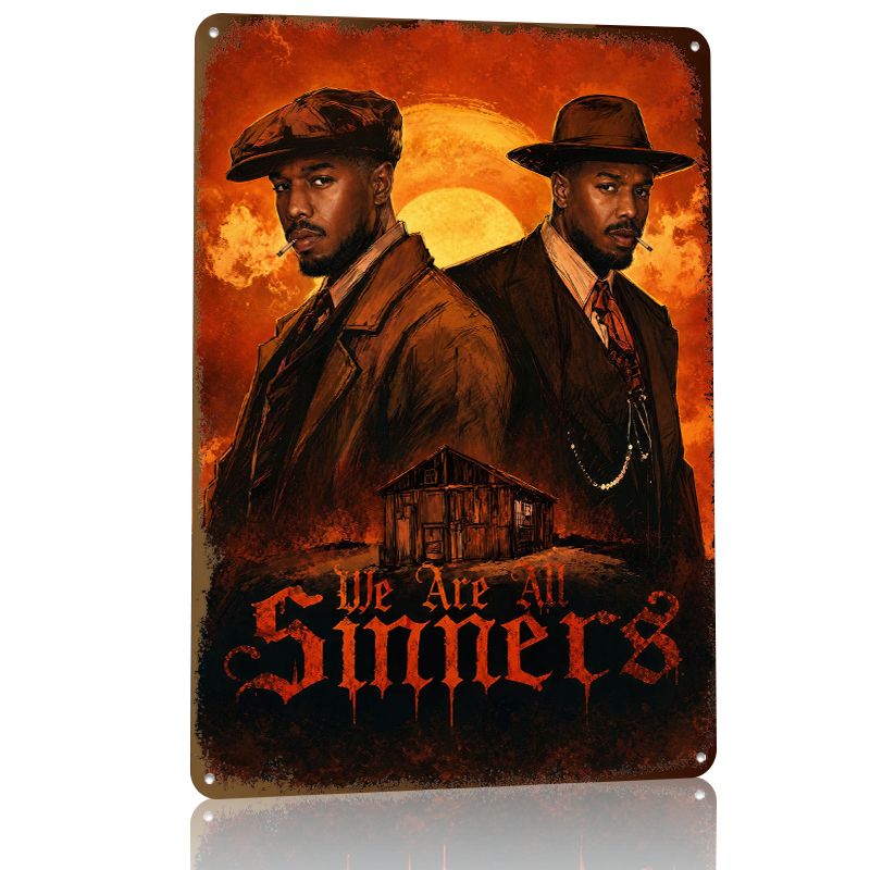 We Are All Sinners Metal Poste - Retro Gaming At Home ulasan dan harga