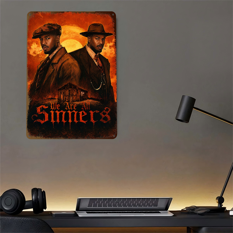 We Are All Sinners Metal Poste - Retro Gaming At Home ulasan dan harga