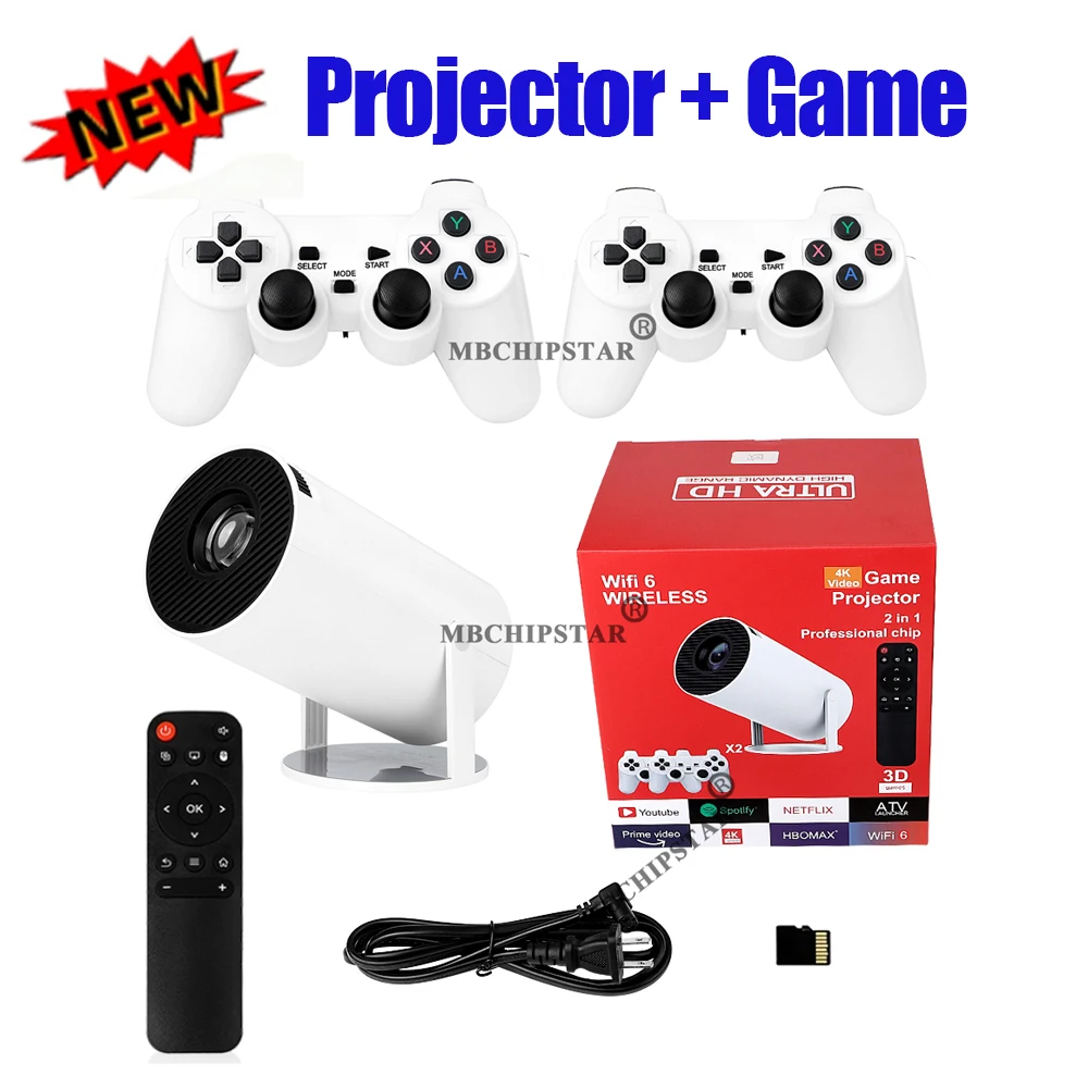 H90PRO 4K Gaming Projector 190 - Retro Gaming With Projector ulasan dan harga