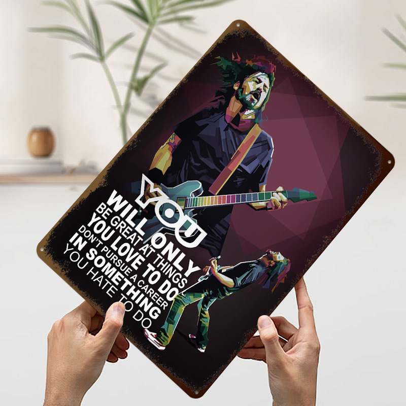 Rockstar Quotes Tin Poster Cus - Retro Gaming At Home ulasan dan harga