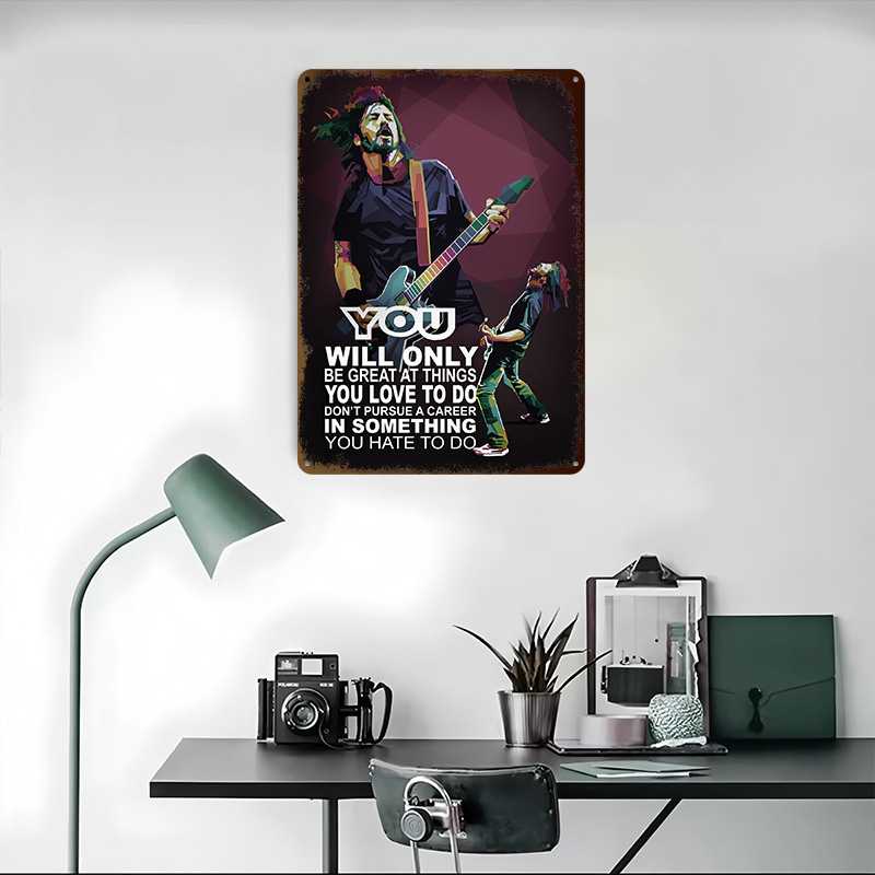 Rockstar Quotes Tin Poster Cus - Retro Gaming At Home ulasan dan harga