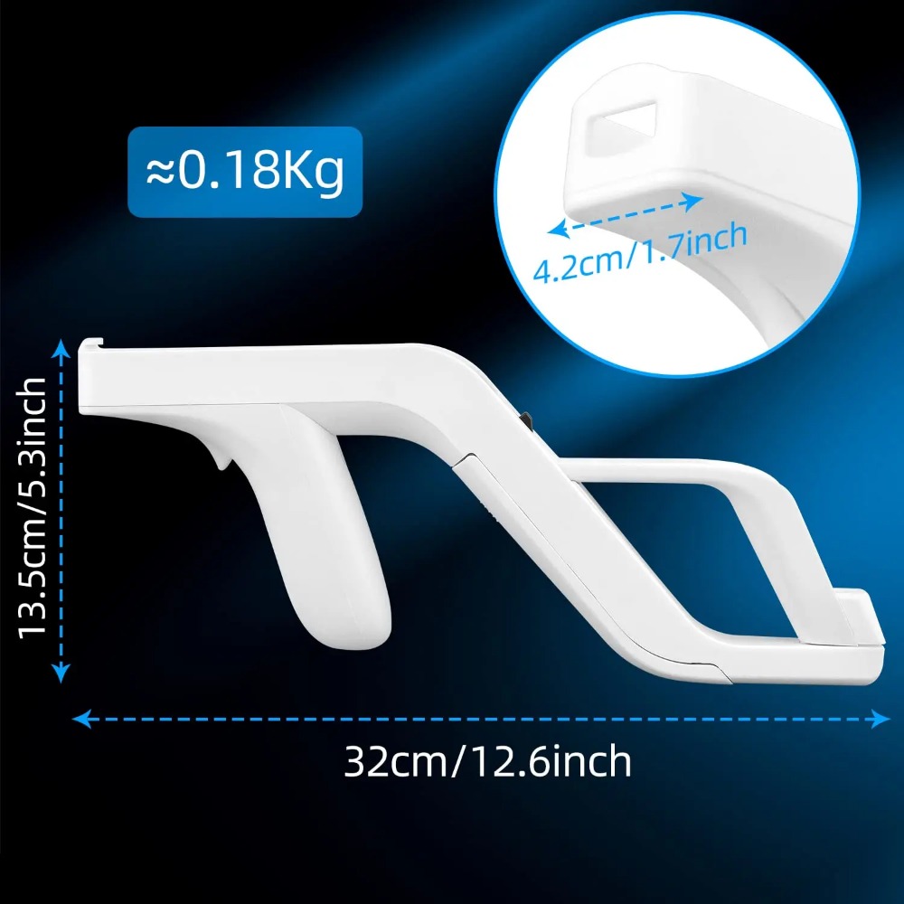 1PCS Detachable For Wii Zapper - Retro Gaming Gun ulasan dan harga