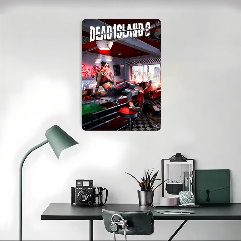 Dead Island 2 Game Art Printed - Retro Gaming Island ulasan dan harga