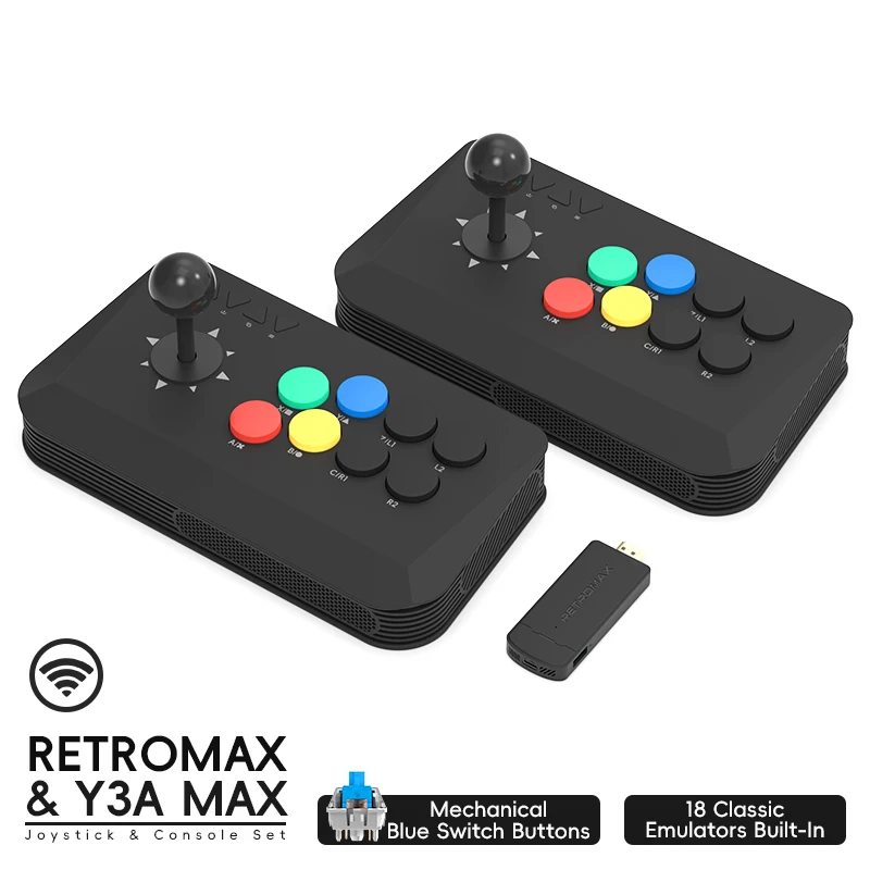 Wireless Y3A Max Arcade Stick  - Retro Gaming Download ulasan dan harga