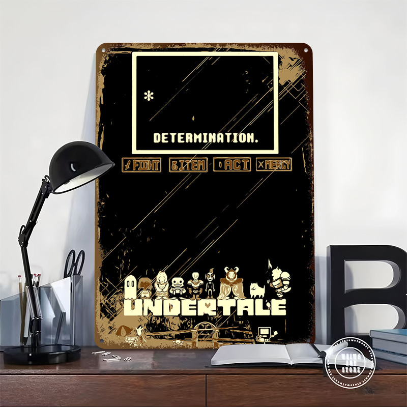 Undertale Metal Poster Custom  - Retro Gaming At Home ulasan dan harga