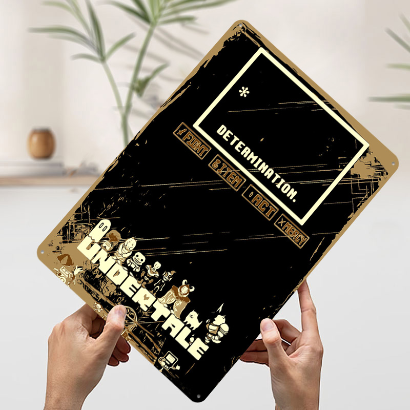 Undertale Metal Poster Custom  - Retro Gaming At Home ulasan dan harga
