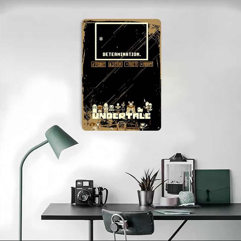 Undertale Metal Poster Custom  - Retro Gaming At Home ulasan dan harga