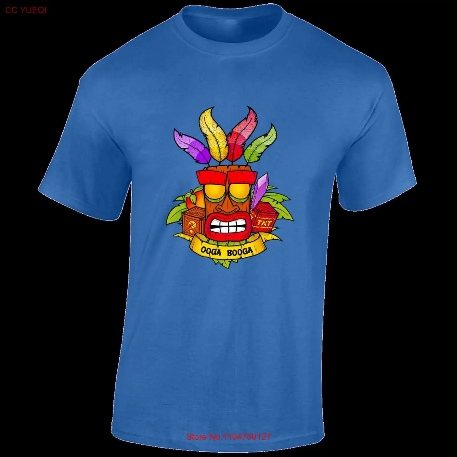 Oga booga crash mens T Shirt r - Retro Gaming Design ulasan dan harga