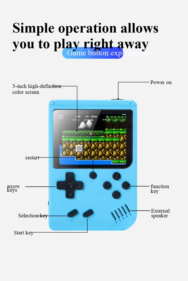 NEW 3 Inch Portable Retro Mini - Retro Gaming Mobile ulasan dan harga