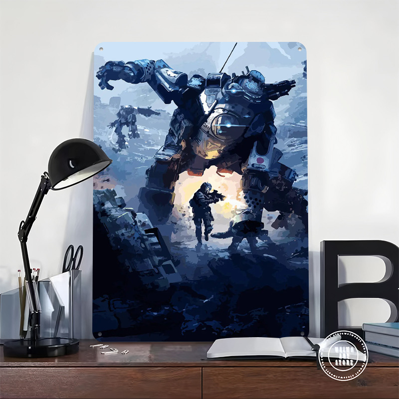 Titalfall Tinplate Poster Cust - Retro Gaming At Home ulasan dan harga