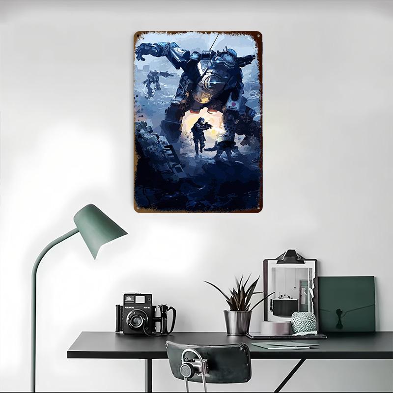Titalfall Tinplate Poster Cust - Retro Gaming At Home ulasan dan harga
