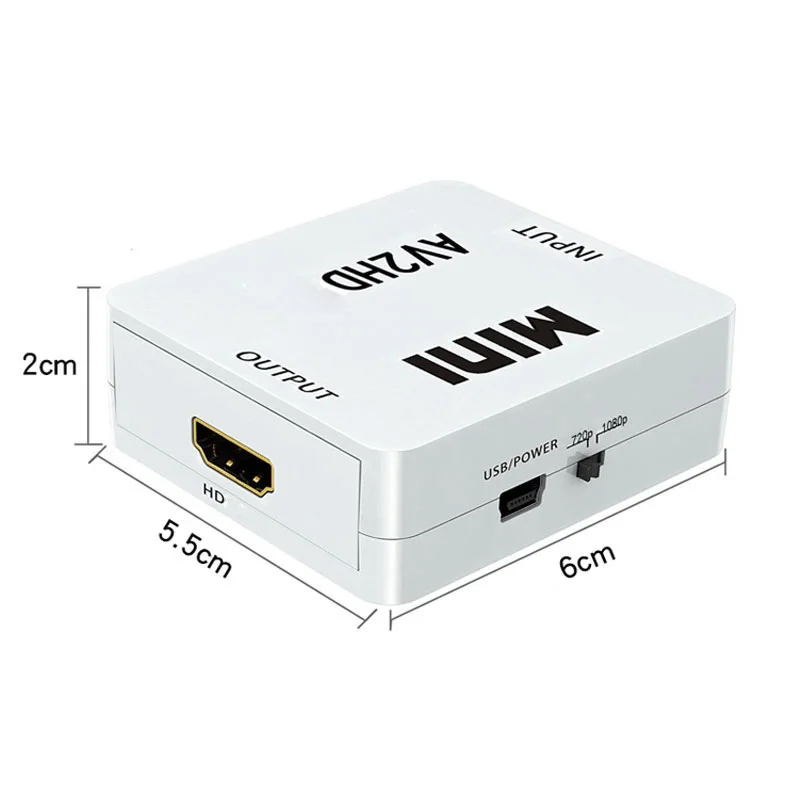 1080P Mini AV To HDMI Converte - Retro Gaming With Projector ulasan dan harga