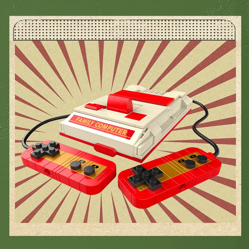 DIY Retro Electrical Appliance - Retro Gaming Console Lego ulasan dan harga